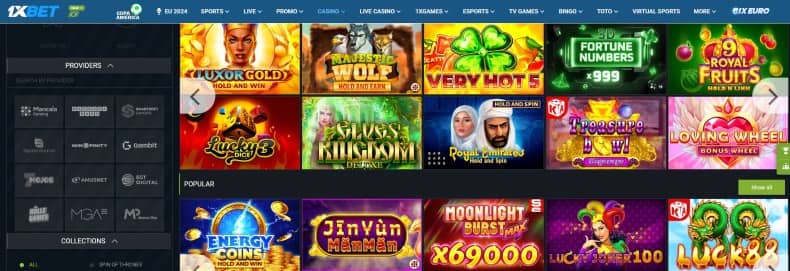 Melhores Cassinos Online Do Brasil Em 2024_1xBet Casino