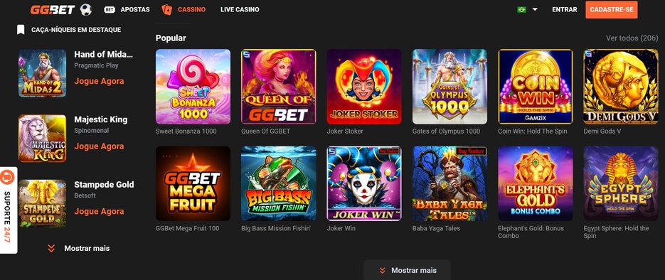 GGbet Casino Brasil