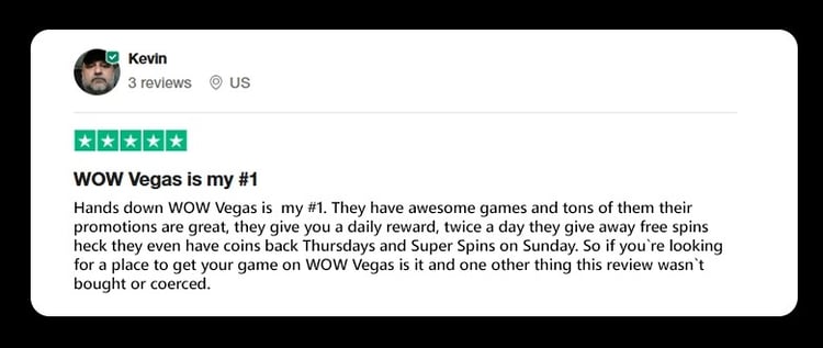 Trustpilot reviews wow vegas